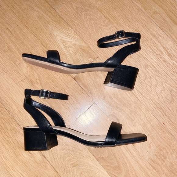 Vince Camuto Shoes - Vince Camuto Jantta Ankle Strap Sandals Black 8.5